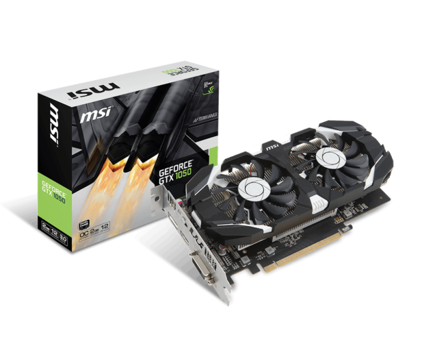 MSI GeForce GTX 1050 OC V1 2GB GDDR5
